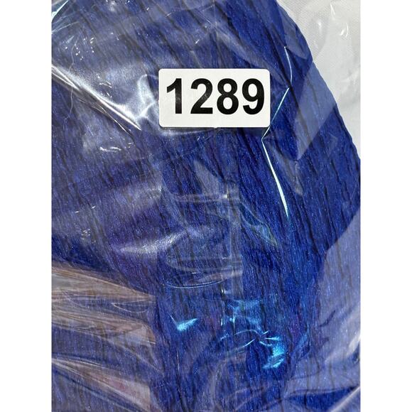 New Penbrooke krinkle Crossover Chlorine Resistant Blue OnePiece Swimsuit Sz 24W - Picture 12 of 12